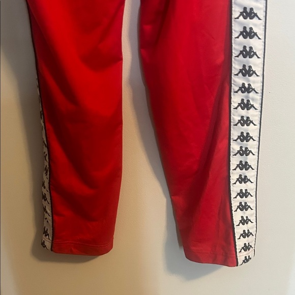 Kappa Red Joggers with Logo Side Tape - Picture 9 of 13